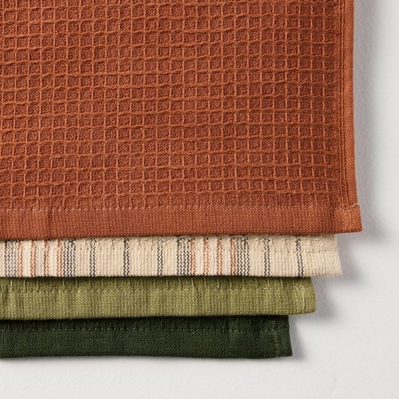 Hearth & Hand Magnolia Fall Dishcloths Set of 4 - Picture 3 of 10